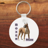 Boxer Mama 4 - Schlüsselanhänger (Vorderseite)