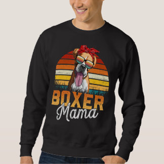 Boxer Mama Best Boxer Mama je Mütter Tag für Tag Sweatshirt