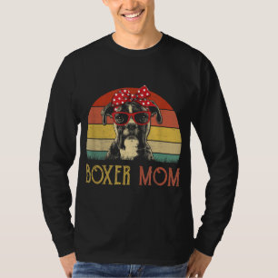 Boxer Mama Boxer Dog Mama Lover Geschenk Vintages T-Shirt