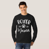 Boxer Mama Boxer Lover Eigentümer Geschenk Boxer D T-Shirt (Vorne ganz)
