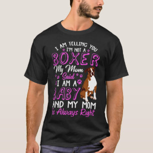 Boxer Mama Dog T-Shirt