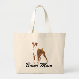 Boxer-Mama Jumbo Stoffbeutel