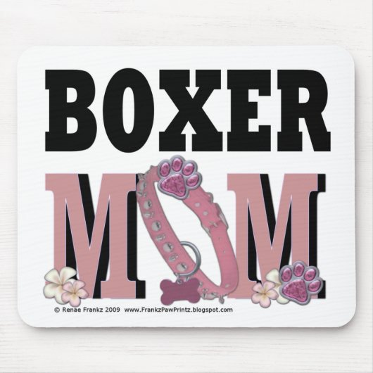 Boxer MAMA Mousepad (Vorne)
