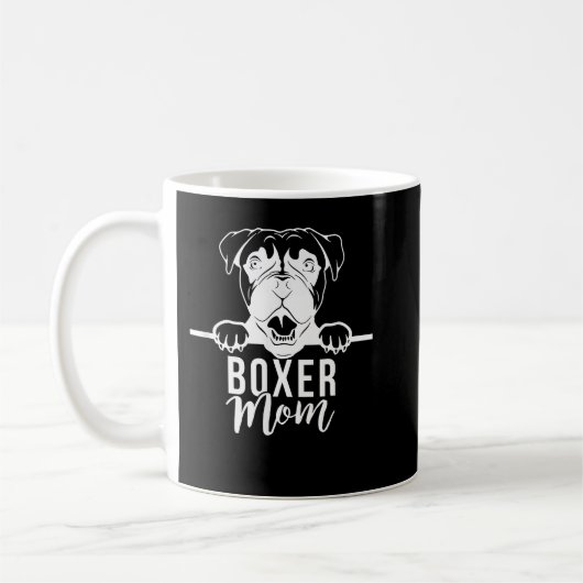 Boxer Mama Niedlich Boxer Lover Boxer Mama Boxer E Kaffeetasse (Links)