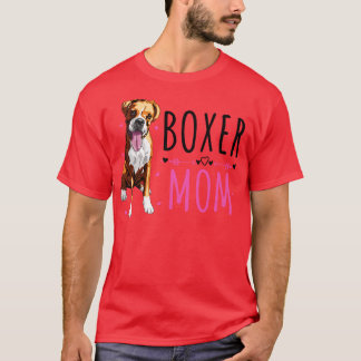 Boxer Mama Niedlich Boxer Lover Dog Eigentümer T-Shirt