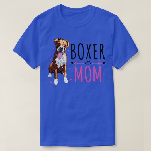 Boxer Mama Niedlich Boxer Lover Dog Eigentümer T-Shirt (Design vorne)