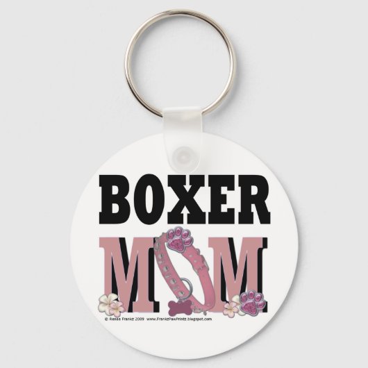 Boxer MAMA Schlüsselanhänger (Vorderseite)