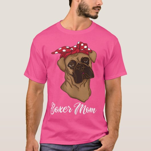 Boxer Mama T-Shirt (Vorderseite)