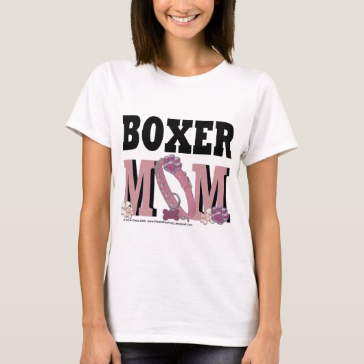 Boxer MAMA T-Shirt (Vorderseite)