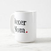 Boxer-Mama-Tasse Kaffeetasse (Vorderseite Links)
