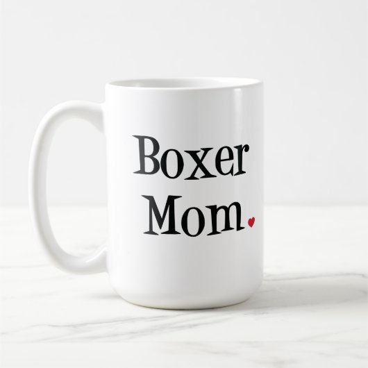 Boxer-Mama-Tasse Kaffeetasse (Links)