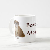 Boxer-Mama-Tasse Kaffeetasse (Vorderseite Links)