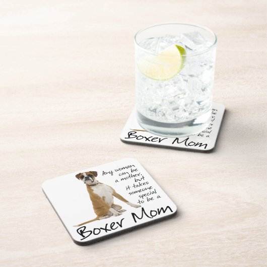 Boxer Mama Untersetzer (Rechte Seite)