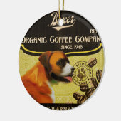 Boxer-Marke - Organic Coffee Company Keramik Ornament (Links)