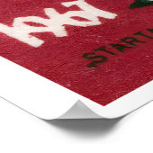 Boxer - Matchbox Print - Aesthetic Wall Art Poster (Ecke)