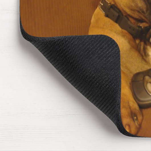 Boxer-Mausunterlage Mousepad (Ecke)