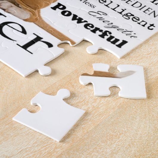 Boxer-Merkmal-Puzzlespiel Puzzle (Seite)