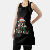 Boxer - Merry Christmas Dog Oversized T-Shirt Schürze (InSitu)