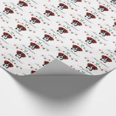 Boxer Merry Christmas Geschenkpapier (Ecke)