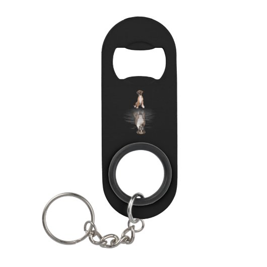 Boxer Mini Flaschenöffner (Vorderseite)