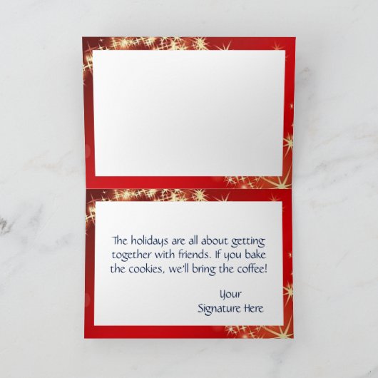 Boxer mit Kaffee Weihnachten (Innenseite)