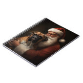 Boxer mit Weihnachtsfeiern Notizblock (Linke Seite)