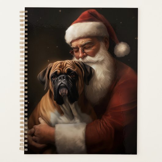 Boxer mit Weihnachtsfeiern Planer (Vorderseite)