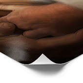 Boxer mit Weihnachtsfeiern Poster (Ecke)