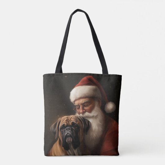 Boxer mit Weihnachtsfeiern Tasche (Rückseite)