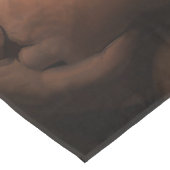 Boxer mit Weihnachtsfeiern Tischdecke (Schrägansicht)