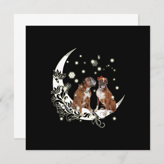 Boxer Mitteilungskarte (Vorne/Hinten)