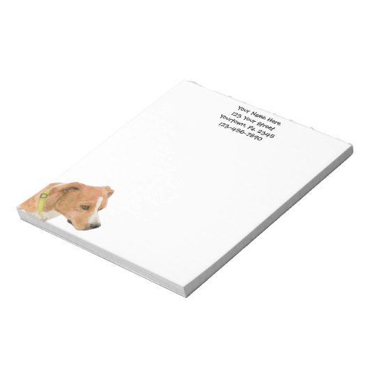 Boxer Mix Notizblock (Rotiert)