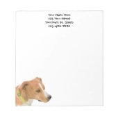 Boxer Mix Notizblock (Vorderseite)