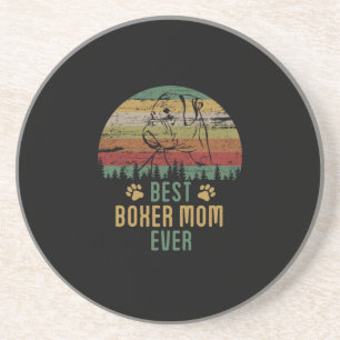 Boxer Mom Getränkeuntersetzer