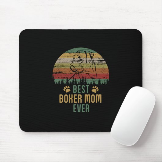 Boxer Mom Mousepad (Mit Mouse)