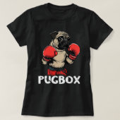 Boxer Mops Dog Boxer Kickboxer Boxhandschuhe Kickb T-Shirt (Design vorne)