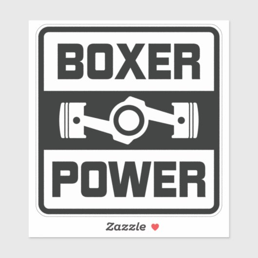 Boxer Motor Subie Car JDM Vinyl Stickers Aufkleber (Blatt)