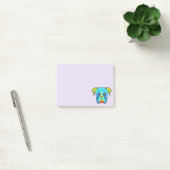 Boxer-Muster-Pop-Kunst Post-it Klebezettel (Büro)