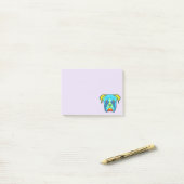Boxer-Muster-Pop-Kunst Post-it Klebezettel (Auf Schreibtisch)