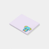 Boxer-Muster-Pop-Kunst Post-it Klebezettel (angewinkelt)