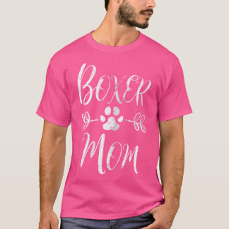 Boxer-Mutter Boxer-Hund Liebhaber Besitzer Lustige T-Shirt