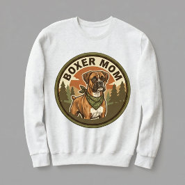 Boxer-Mutter-Crewneck Boxer-Hund-Mutter-Geschenk f Sweatshirt