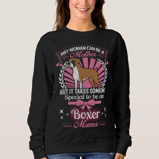 Boxer-Mutter Sweatshirt (Vorderseite)
