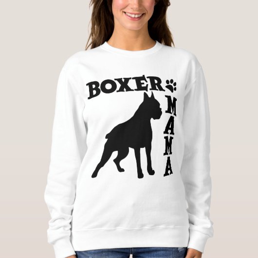 BOXER-MUTTER SWEATSHIRT (Vorderseite)