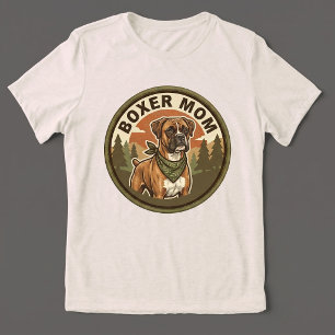 Boxer-Mutter Tri-Blend-T-Shirt   Boxer-Hund-Mutter Tri-Blend Shirt