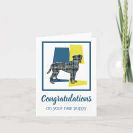 Boxer New Puppy Gratulation Gruß Karte