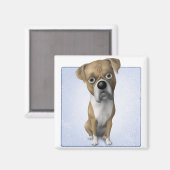Boxer (nicht zugeschnitten) magnet (Vorderseite/Rückseite)
