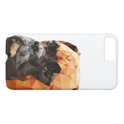 Boxer-niedrige Polykunst Case-Mate iPhone Hülle (Rückseite (Horizontal))