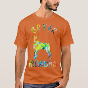 Boxer-Oma Hund Oma Lustiger Boxer-Besitzer T-Shirt