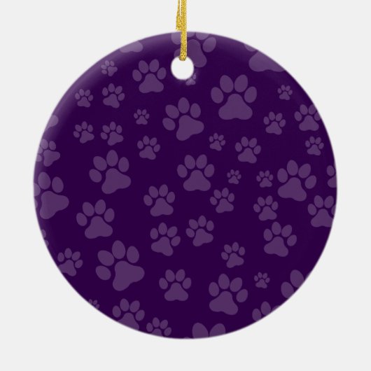 Boxer Ornament (Paw Prints) (Hinten)